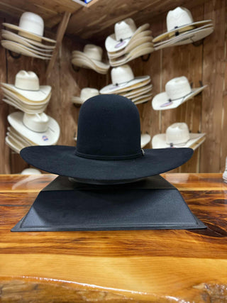 Rodeo King 30X Black Felt Hat 4 7/8" Brim-Felt Cowboy Hats-Rodeo King-Lucky J Boots & More, Women's, Men's, & Kids Western Store Located in Carthage, MO