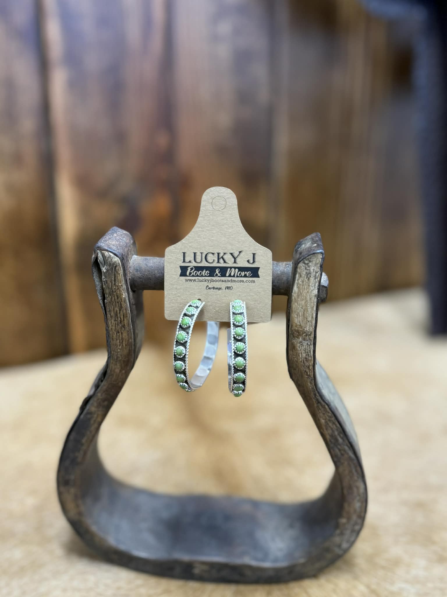 Brynn Earrings-Earrings-LJ Turquoise-Lucky J Boots & More, Women's, Men's, & Kids Western Store Located in Carthage, MO