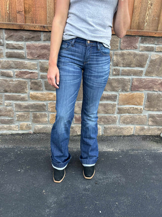 Women's Ariat Perfect Rise Bessie Slim Trouser Jean-Women's Denim-Ariat-Lucky J Boots & More, Women's, Men's, & Kids Western Store Located in Carthage, MO