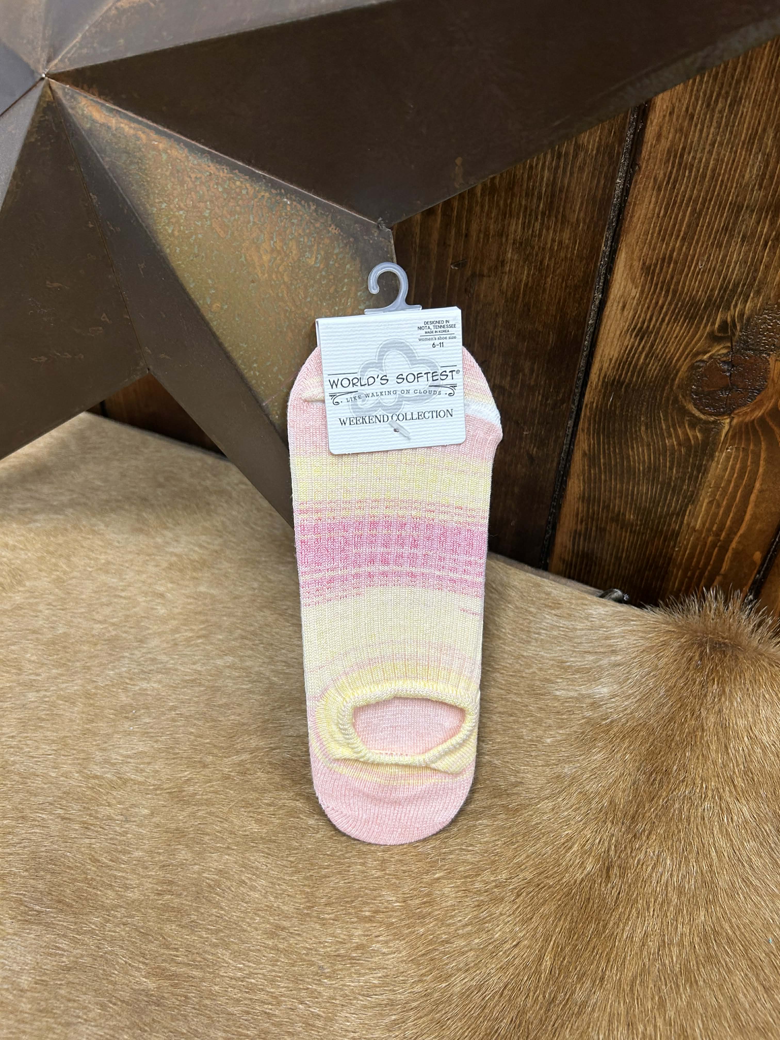 Weekend Collection Ankle Socks WSRIBRLO-Socks-World's Softest Socks-Lucky J Boots & More, Women's, Men's, & Kids Western Store Located in Carthage, MO