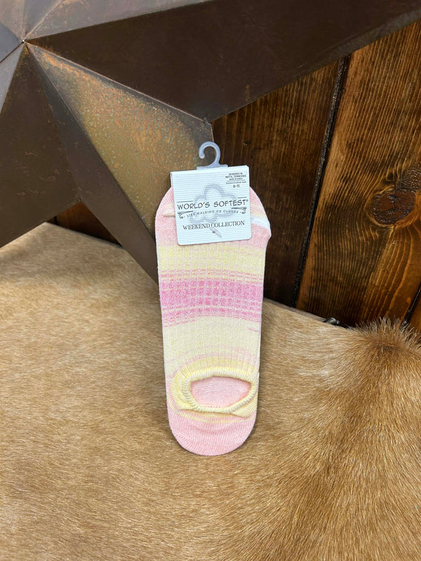 Weekend Collection Ankle Socks WSRIBRLO-Socks-World's Softest Socks-Lucky J Boots & More, Women's, Men's, & Kids Western Store Located in Carthage, MO