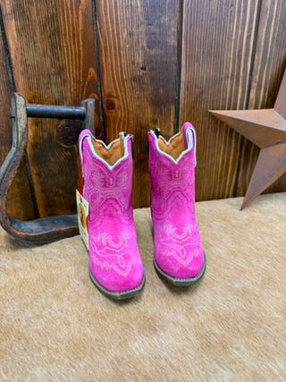 Ariat Lil' Stomper Hot Pink Casanova Boots