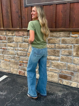 Women's Ariat Ultra High Rise Mavis Wide Leg Jean