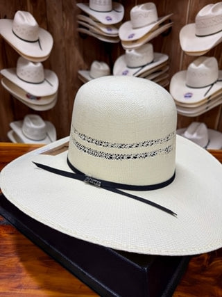 Twister Open Crown Bangora 4 1/2" Straw Hat