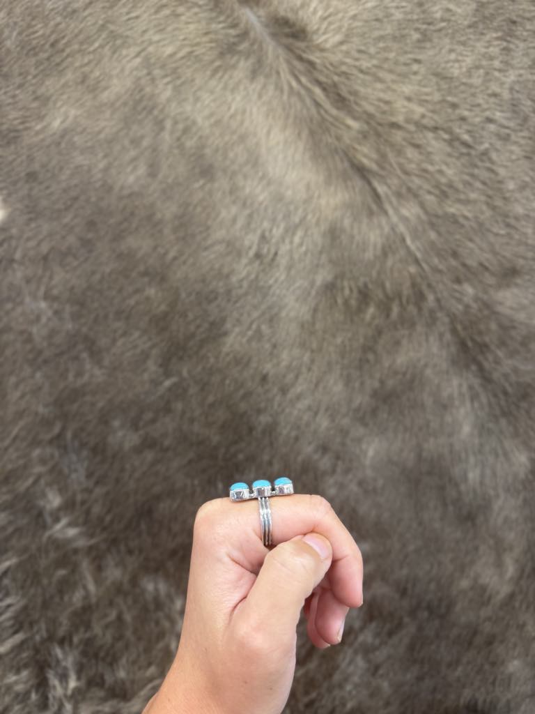 Ariyah Ring-Rings-LJ Turquoise-Lucky J Boots & More, Women's, Men's, & Kids Western Store Located in Carthage, MO