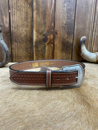 Becca Western Basketweave Belts-Belts-Becca-Lucky J Boots & More, Women's, Men's, & Kids Western Store Located in Carthage, MO