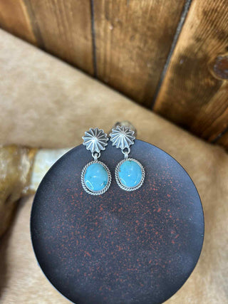 Amaris Earrings-Earrings-LJ Turquoise-Lucky J Boots & More, Women's, Men's, & Kids Western Store Located in Carthage, MO