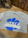 LJ Specialty T-Shirts-Short Sleeves-Embassy-Lucky J Boots & More, Women's, Men's, & Kids Western Store Located in Carthage, MO