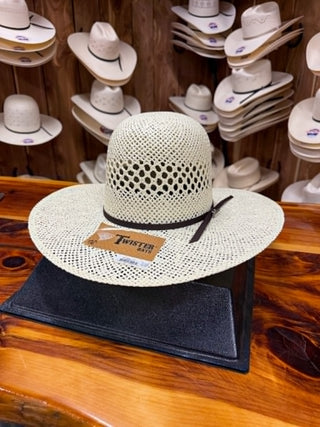 Twister Open Crown 4 1/2" Straw Hat