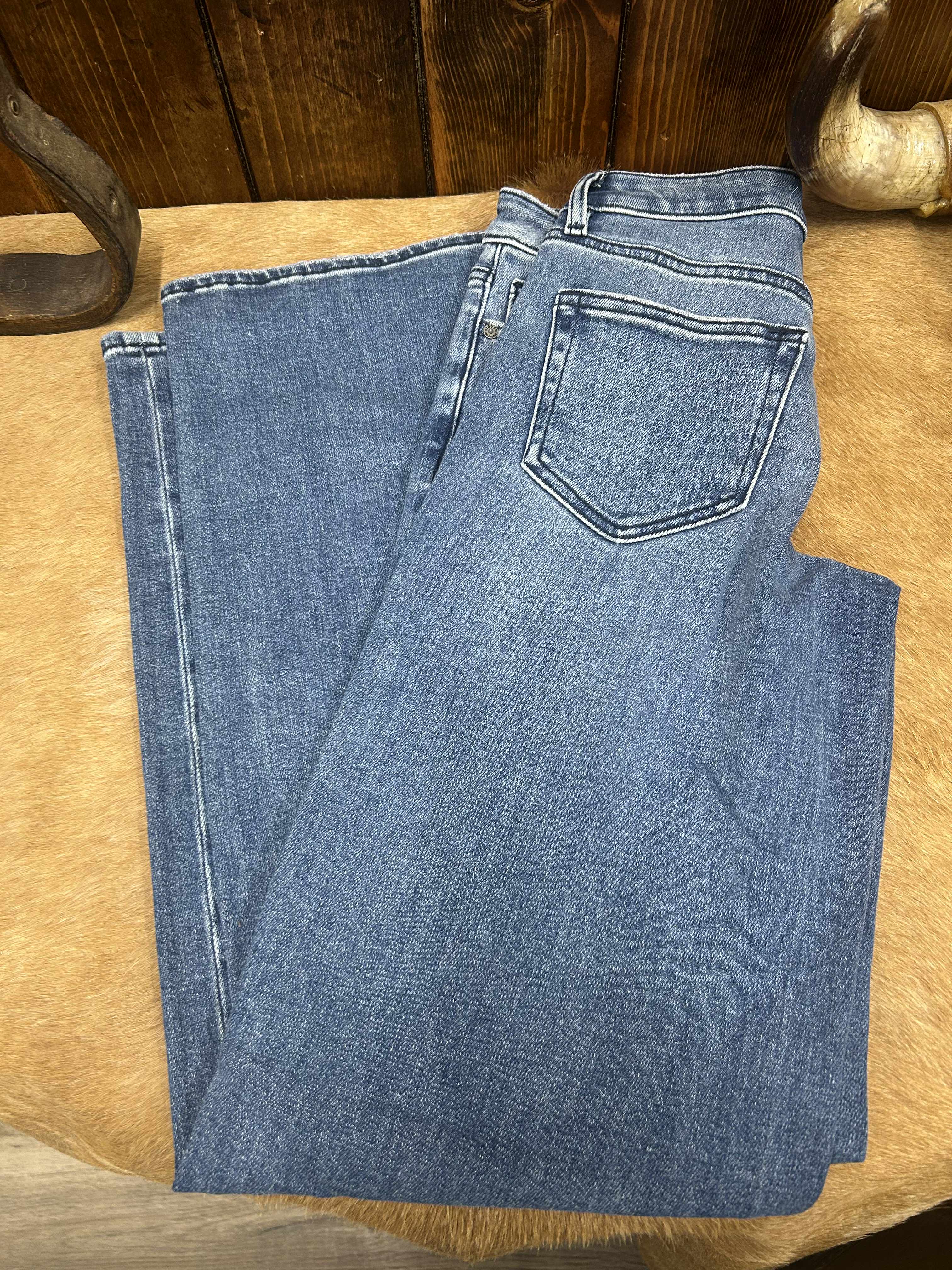 Women's Hidden Charlie Mid Rise Basic Dad Jean
