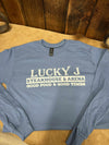 LJ Gildan Long Sleeve-Long Sleeves-The Dugout-Lucky J Boots & More, Women's, Men's, & Kids Western Store Located in Carthage, MO