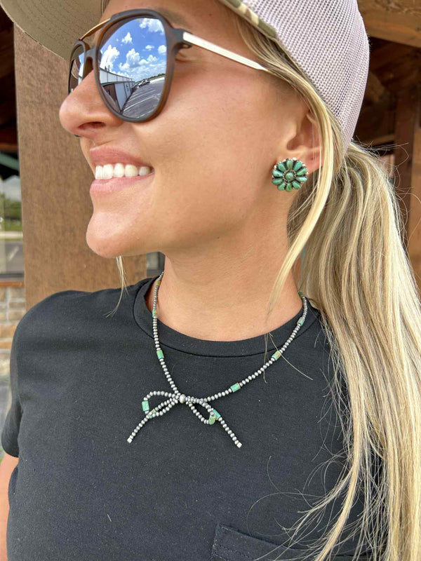Karsyn Necklace-Necklaces-LJ Turquoise-Lucky J Boots & More, Women's, Men's, & Kids Western Store Located in Carthage, MO