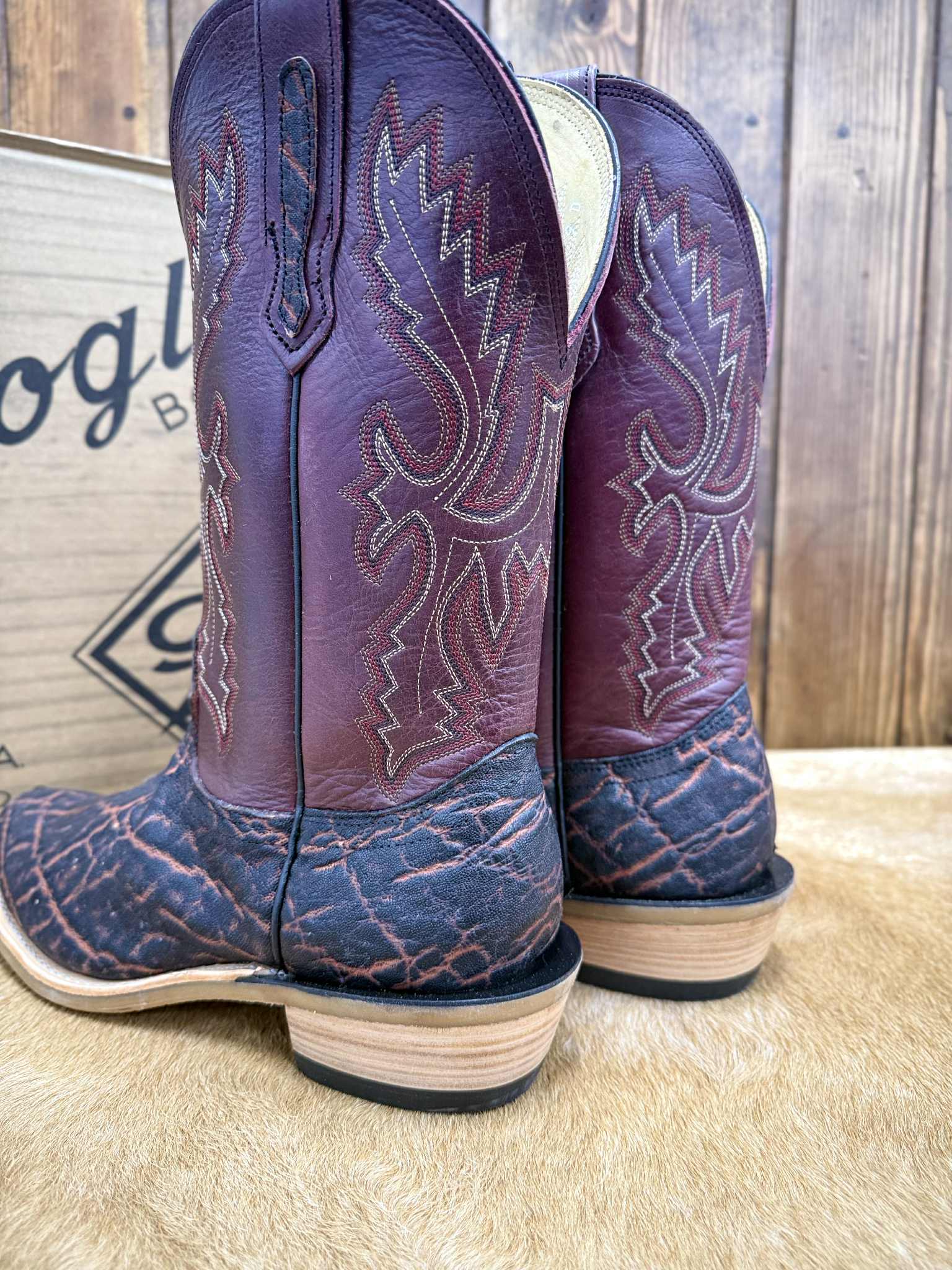 Men's Fenoglio Bark Vintage Elephant Boot-Men's Boots-Fenoglio Boots-Lucky J Boots & More, Women's, Men's, & Kids Western Store Located in Carthage, MO