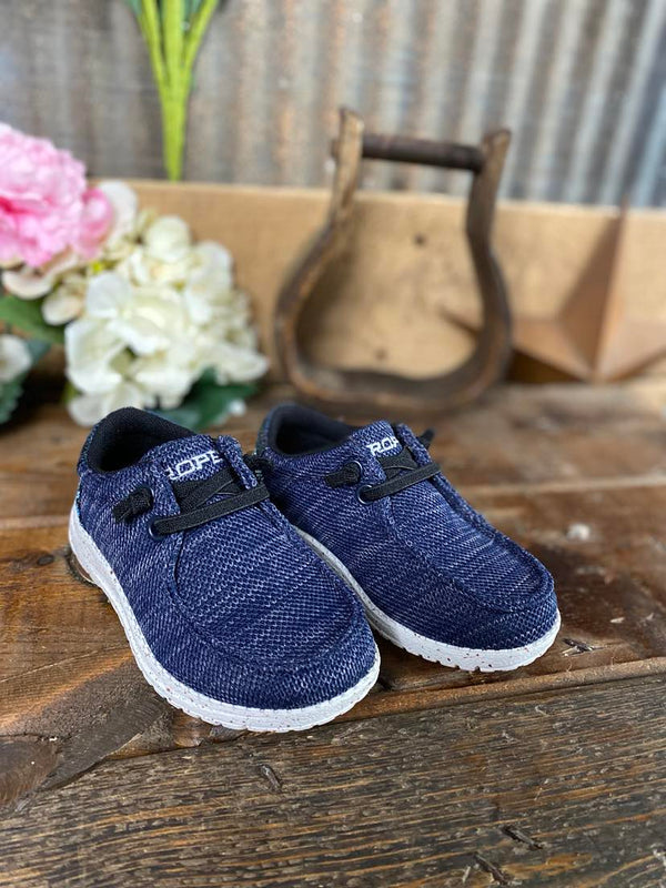 Little Kids Hang Loose Roper Sneakers in Blue-Kids Casual Shoes-Roper-Lucky J Boots & More, Women's, Men's, & Kids Western Store Located in Carthage, MO