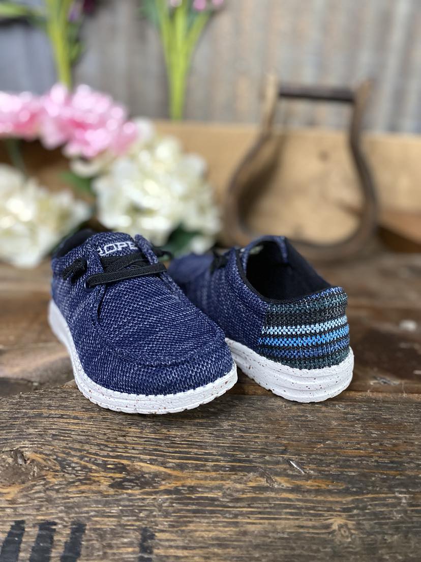 Little Kids Hang Loose Roper Sneakers in Blue *FINAL SALE*-Kids Casual Shoes-Roper-Lucky J Boots & More, Women's, Men's, & Kids Western Store Located in Carthage, MO