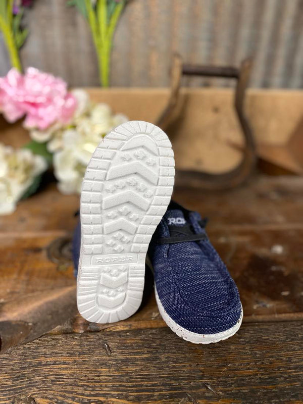 Little Kids Hang Loose Roper Sneakers in Blue-Kids Casual Shoes-Roper-Lucky J Boots & More, Women's, Men's, & Kids Western Store Located in Carthage, MO