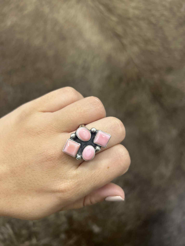 Arely Ring-Rings-LJ Turquoise-Lucky J Boots & More, Women's, Men's, & Kids Western Store Located in Carthage, MO