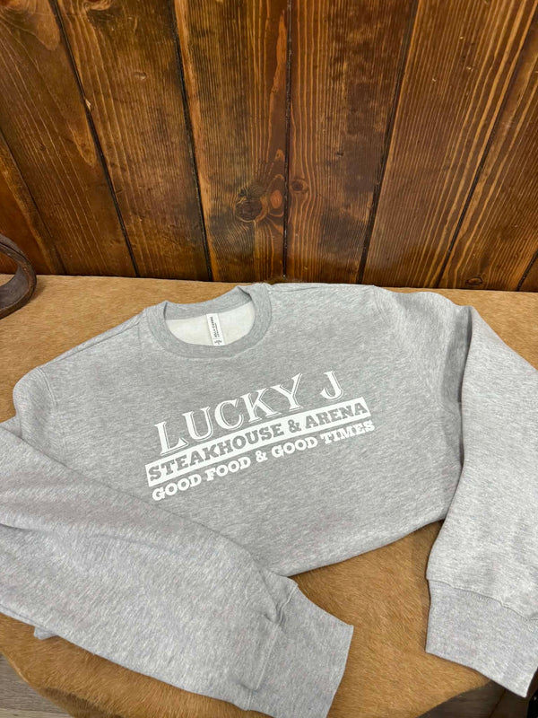 LJ Bella Heavyweight Crew Neck-Sweatshirts-The Dugout-Lucky J Boots & More, Women's, Men's, & Kids Western Store Located in Carthage, MO