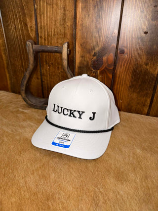 Lucky J caps, Richardson 258 hat, rope cap, Western headwear, performance snapback, Lucky J embroidery, stylish rope hats, premium trucker cap