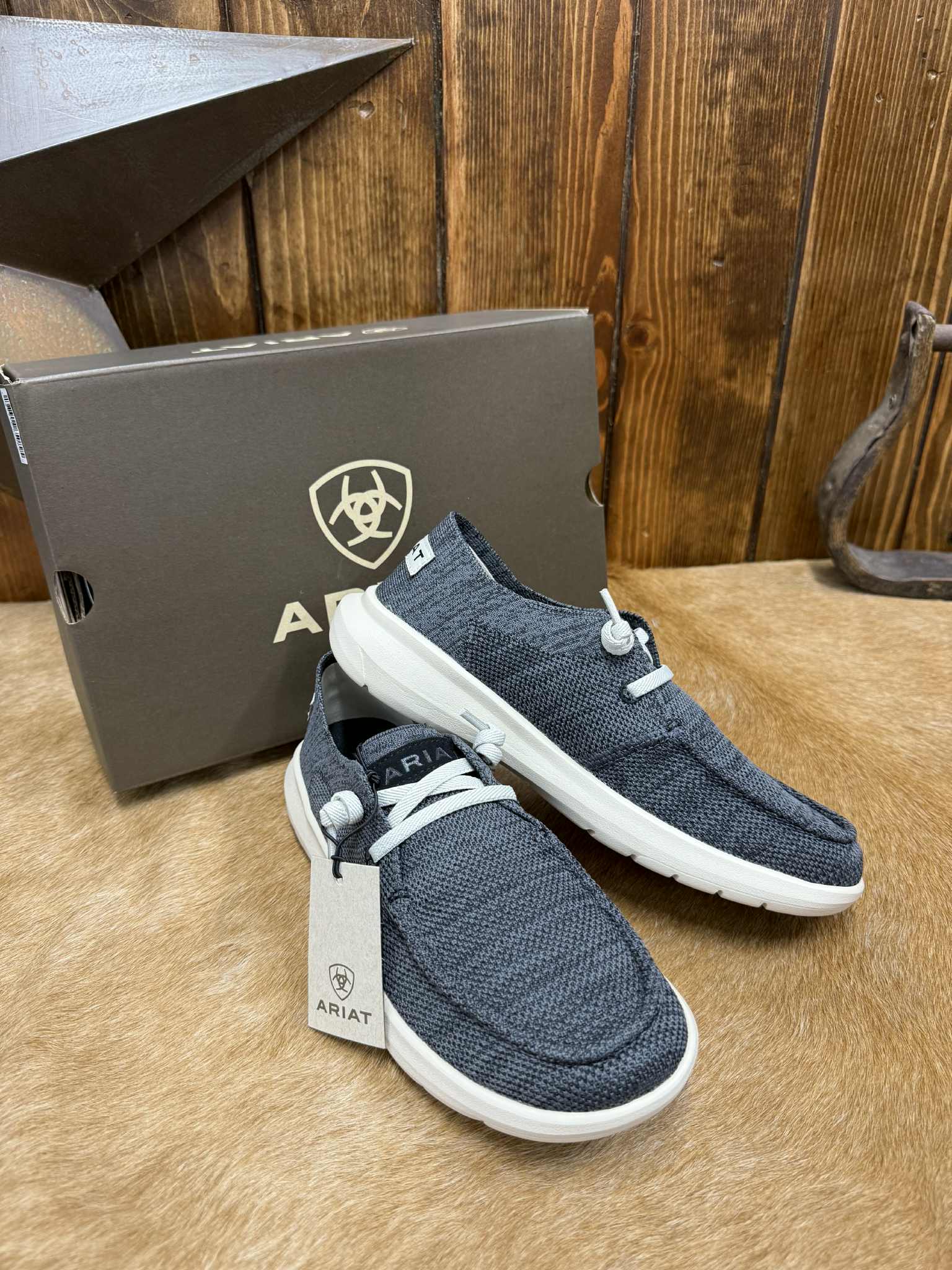 Women's Ariat Heathered Smoke Knit Hilo Shoes