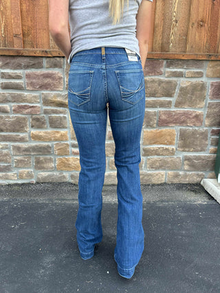 Women's Ariat Perfect Rise Leslie Slim Trouser Jean-Women's Denim-Ariat-Lucky J Boots & More, Women's, Men's, & Kids Western Store Located in Carthage, MO