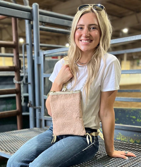 Rosanne Sling Pouch-Handbags-DOUBLE J SADDLERY-Lucky J Boots & More, Women's, Men's, & Kids Western Store Located in Carthage, MO