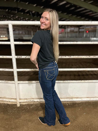 Women's Ariat Slim Rascal Trouser-Women's Denim-Ariat-Lucky J Boots & More, Women's, Men's, & Kids Western Store Located in Carthage, MO