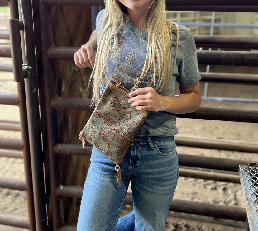 The Jackie Sling Pouch-Handbags-DOUBLE J SADDLERY-Lucky J Boots & More, Women's, Men's, & Kids Western Store Located in Carthage, MO