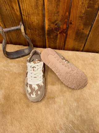 Women's Roper Brown Cow Suede Giddy Up Shoes