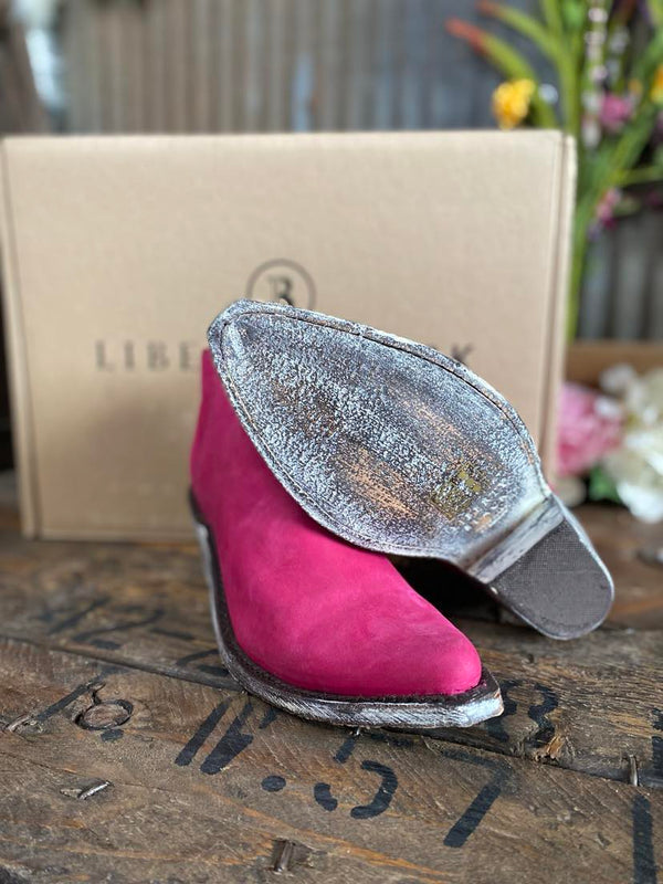Lidia Nob Grease Fuchsia Booties by Liberty Black-Women's Booties-Liberty Black-Lucky J Boots & More, Women's, Men's, & Kids Western Store Located in Carthage, MO