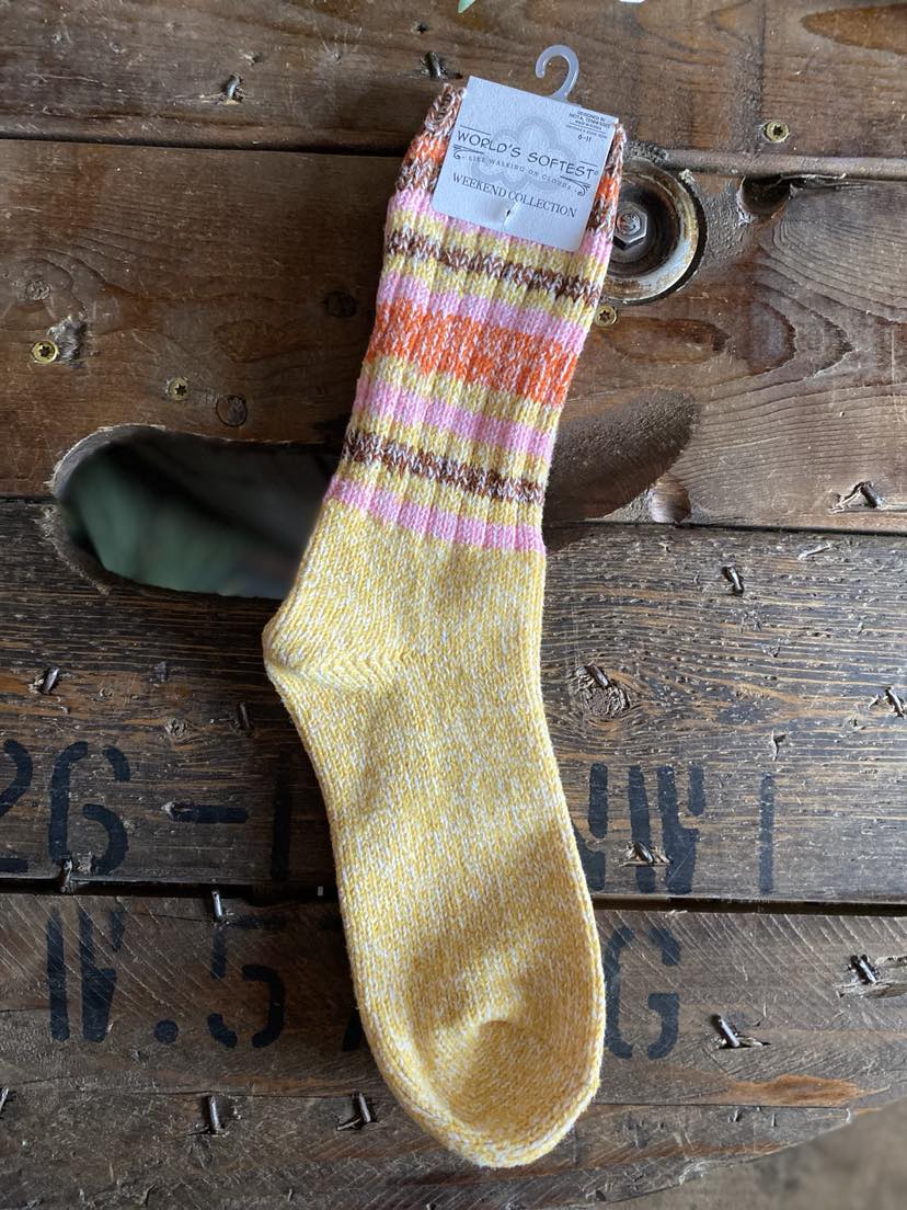 Weekend Collection WRAGGCRW Textured Crew Socks-Socks-World's Softest Socks-Lucky J Boots & More, Women's, Men's, & Kids Western Store Located in Carthage, MO