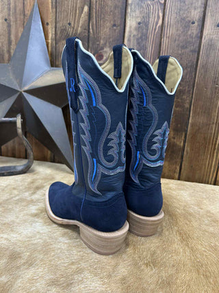 Women's R. Watson Dark Blue Roughout Boot-Women's Boots-R. Watson-Lucky J Boots & More, Women's, Men's, & Kids Western Store Located in Carthage, MO