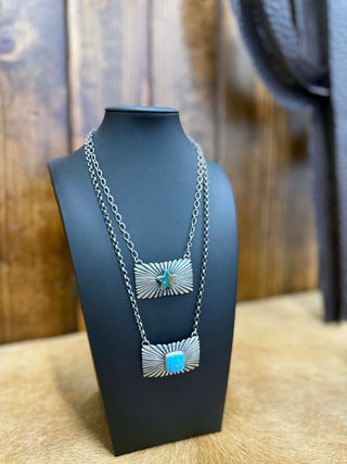 Wynter Necklace-Necklaces-LJ Turquoise-Lucky J Boots & More, Women's, Men's, & Kids Western Store Located in Carthage, MO