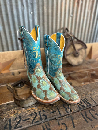 Women's Tin Haul Feather Plume Boot *FINAL SALE*-Women's Boots-Tin Haul-Lucky J Boots & More, Women's, Men's, & Kids Western Store Located in Carthage, MO