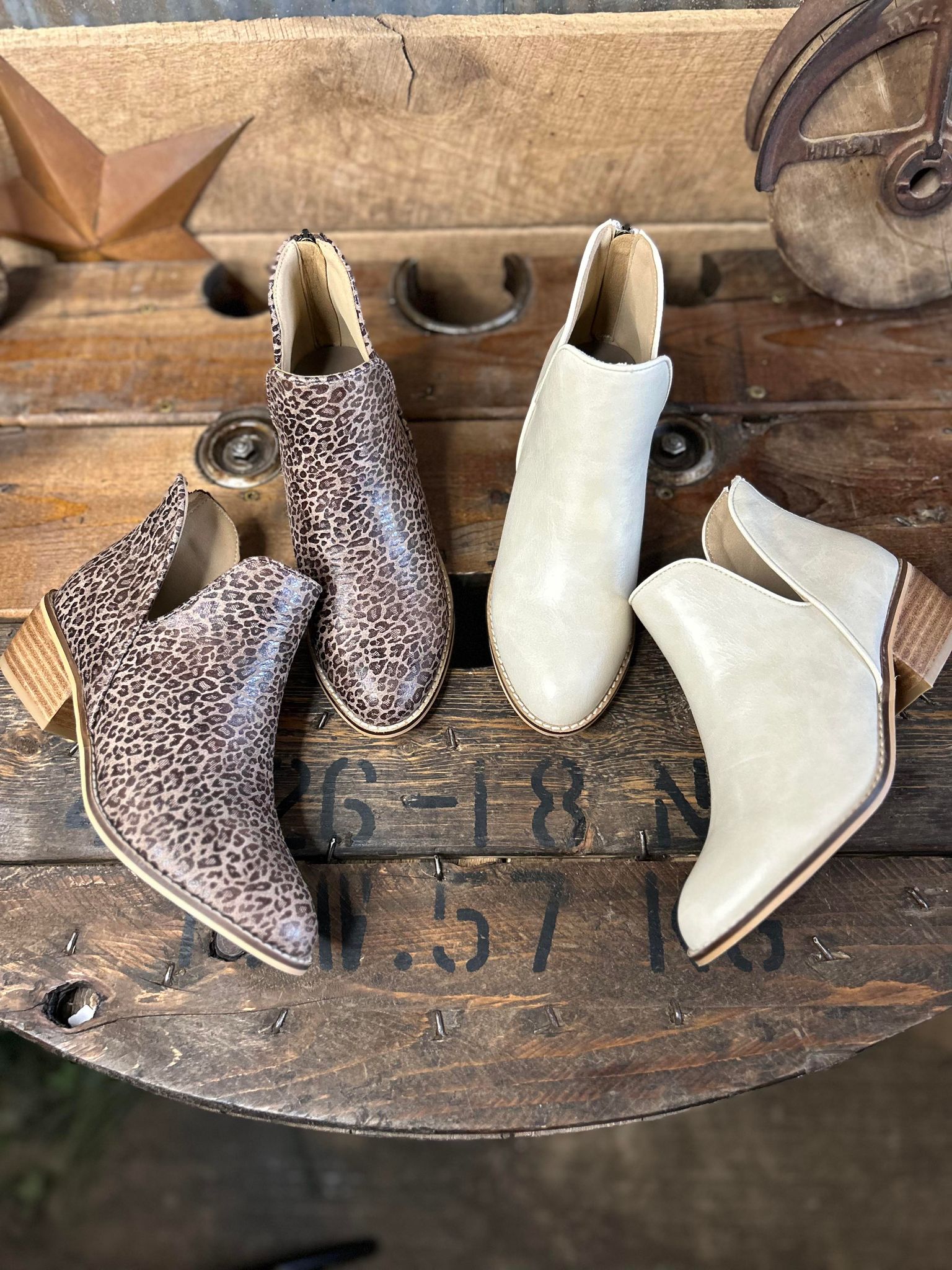 Boutique Vanish Bootie in Ivory *FINAL SALE*-Women's Booties-Corkys Footwear-Lucky J Boots & More, Women's, Men's, & Kids Western Store Located in Carthage, MO