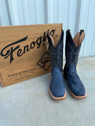 Men's Fenoglio Navy Wild Boar Boot