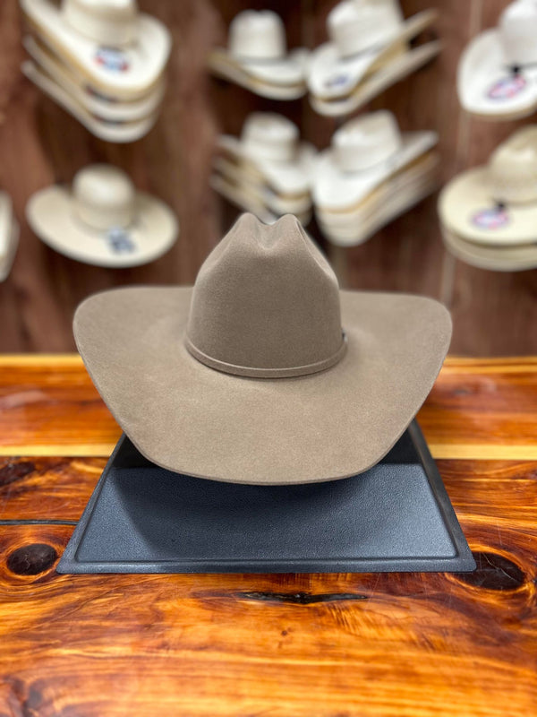 Rodeo King 10X Tan Belly Felt Hat-Felt Cowboy Hats-Rodeo King-Lucky J Boots & More, Women's, Men's, & Kids Western Store Located in Carthage, MO