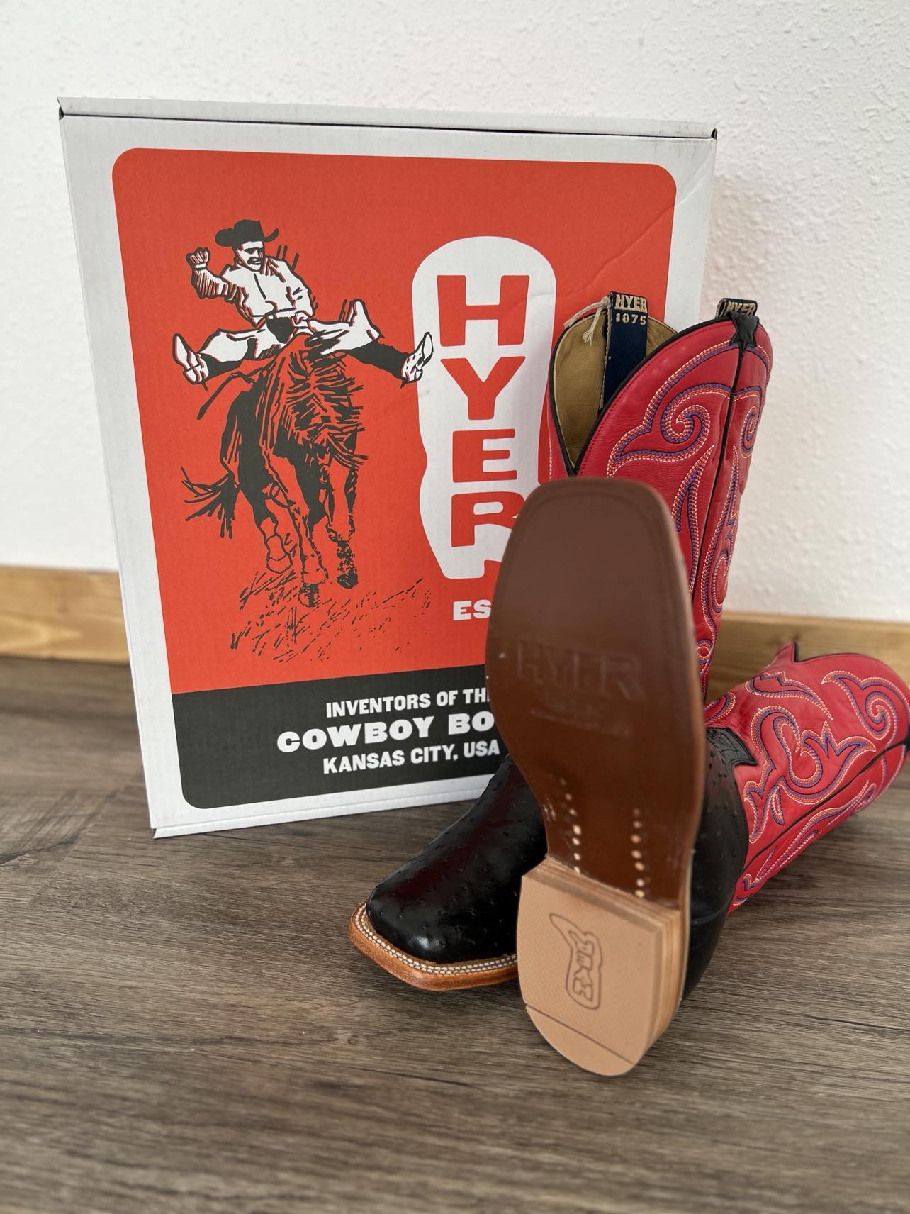 Men's Hyer Jetmore Boots-Men's Boots-HYER Boots-Lucky J Boots & More, Women's, Men's, & Kids Western Store Located in Carthage, MO