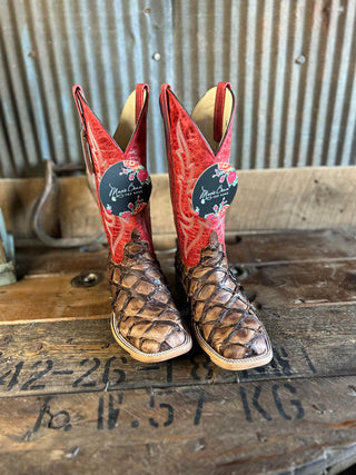 Women's Macie Bean Cigar Matte Big Bass Boot-Women's Boots-Macie Bean-Lucky J Boots & More, Women's, Men's, & Kids Western Store Located in Carthage, MO
