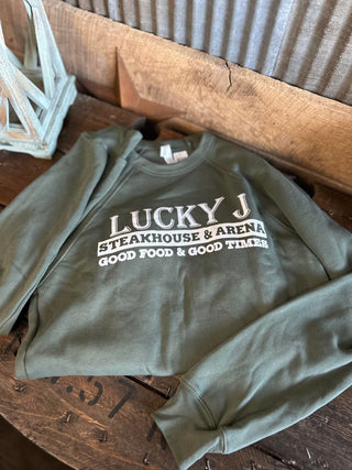 LJ Bella Sweatshirt-Sweatshirts-The Dugout-Lucky J Boots & More, Women's, Men's, & Kids Western Store Located in Carthage, MO