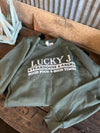 LJ Bella Sweatshirt-Sweatshirts-The Dugout-Lucky J Boots & More, Women's, Men's, & Kids Western Store Located in Carthage, MO