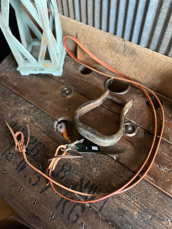 E6506 Roping Reins 1/2 X 8'-Barrel Reins-Berlin Leather-Lucky J Boots & More, Women's, Men's, & Kids Western Store Located in Carthage, MO