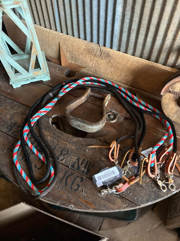 6690 - Braided Roping Reins-Roping Reins-Professionals Choice-Lucky J Boots & More, Women's, Men's, & Kids Western Store Located in Carthage, MO