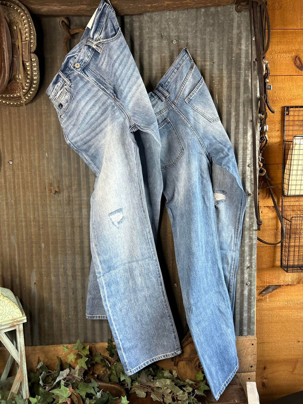 Wanda Ultra High Rise 90's Straight Leg Jeans-Women's Denim-KanCan-Lucky J Boots & More, Women's, Men's, & Kids Western Store Located in Carthage, MO