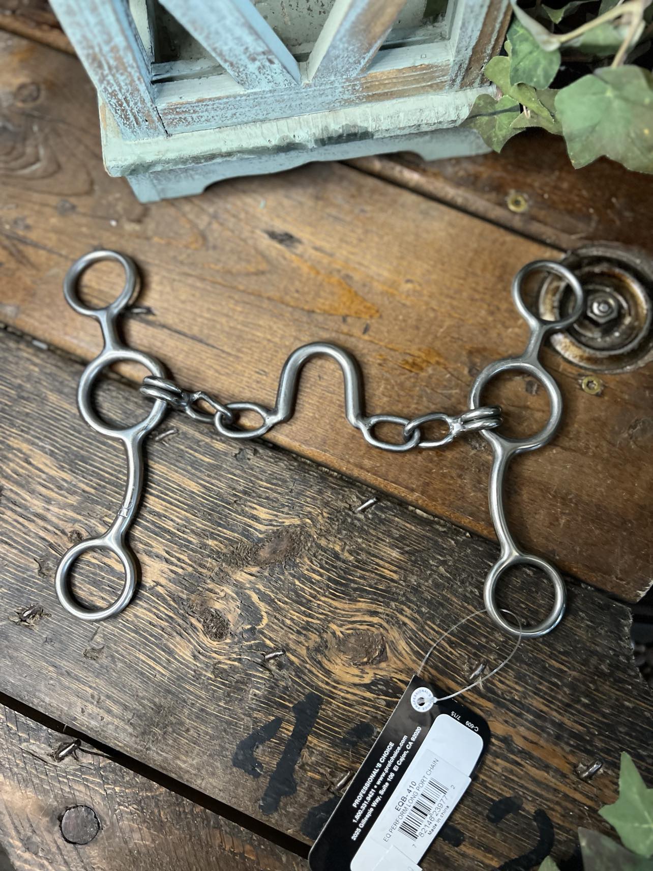 EQ Performance Long Shank Port Chain Bit EQB-410-Professionals Choice-Lucky J Boots & More, Women's, Men's, & Kids Western Store Located in Carthage, MO