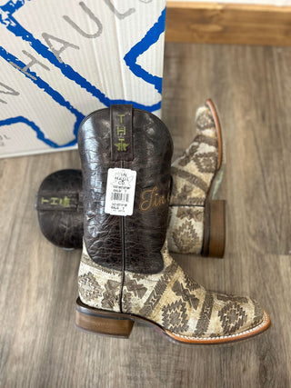 Womens Tin Haul Sign of the Sun Square Toe Boot-Women's Boots-Tin Haul-Lucky J Boots & More, Women's, Men's, & Kids Western Store Located in Carthage, MO