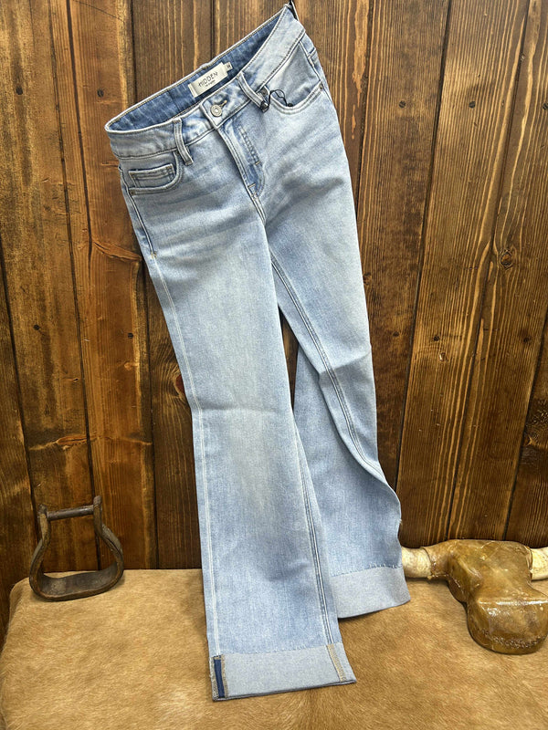 Women's Hidden Valery Mid Rise Cuffed Dad Jean