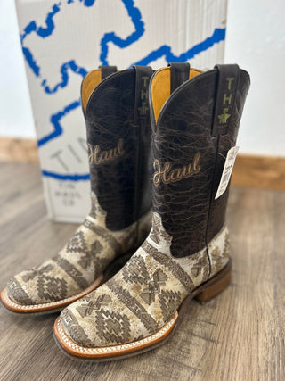 Womens Tin Haul Sign of the Sun Square Toe Boot-Women's Boots-Tin Haul-Lucky J Boots & More, Women's, Men's, & Kids Western Store Located in Carthage, MO