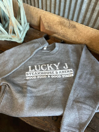 LJ LAT Sweatshirt-Sweatshirts-The Dugout-Lucky J Boots & More, Women's, Men's, & Kids Western Store Located in Carthage, MO