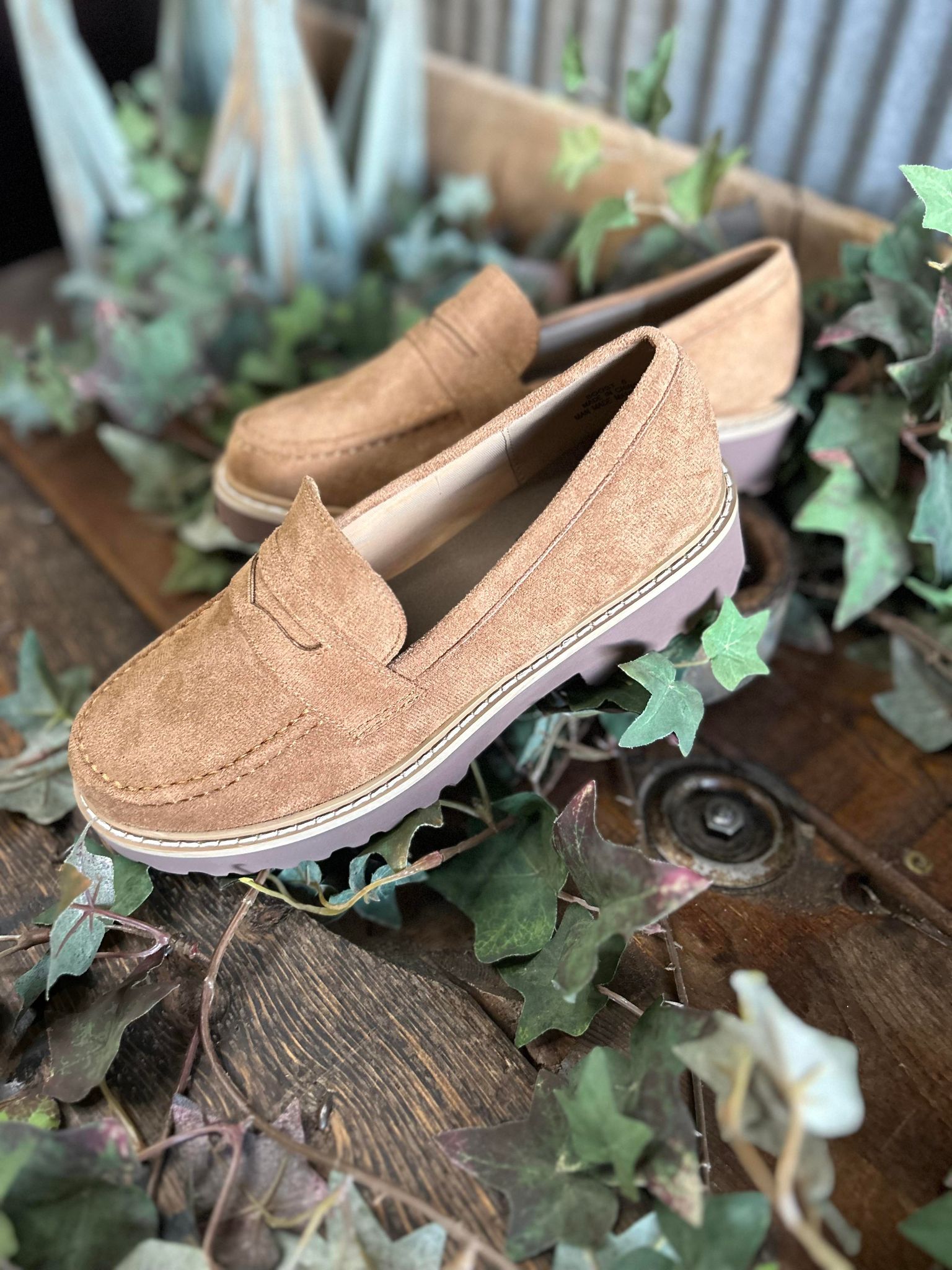 Hey Girl Boost Tabacco Suede Shoes-Women's Casual Shoes-Corkys Footwear-Lucky J Boots & More, Women's, Men's, & Kids Western Store Located in Carthage, MO